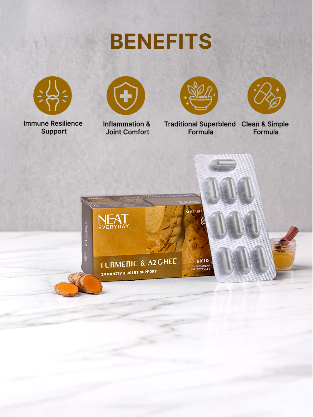 A2 Ghee Soft Capsules Combo (6x10)