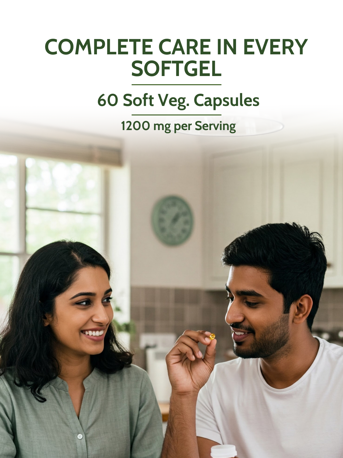 Castromix (Castor Oil, Senna Oil, Ginger Oil, Flaxseed Oil) Softgel Capsules-1200mg Per Serving