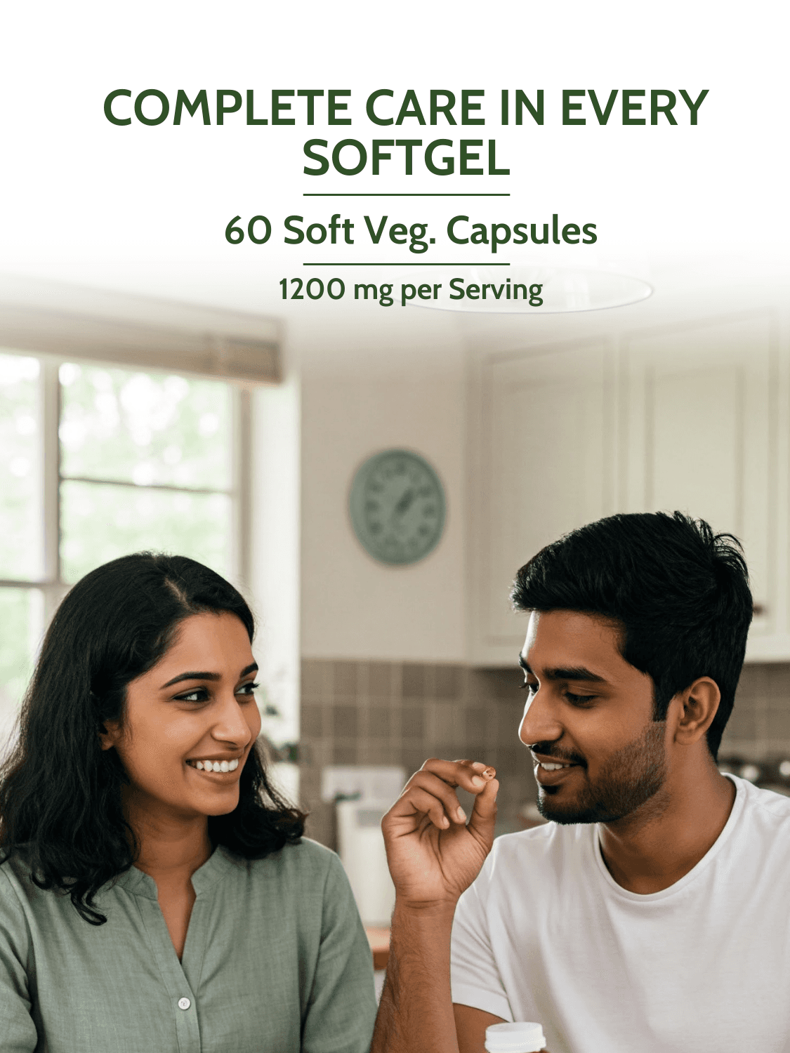 Castromix Softgel Capsules - Castromix Oil Softgel offers 1200mg per serving in a 60-capsule pack for complete daily care and nutritional support.