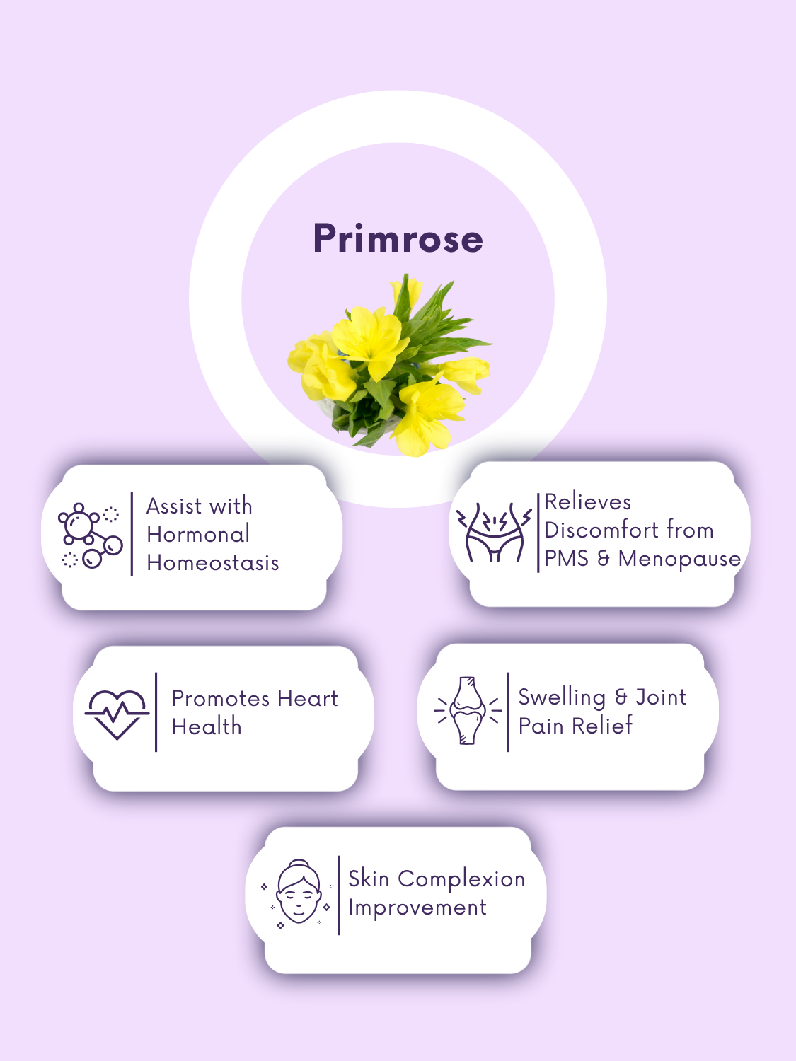 Evening Primrose Oil Soft Vegan Capsules-1000mg Per Serving