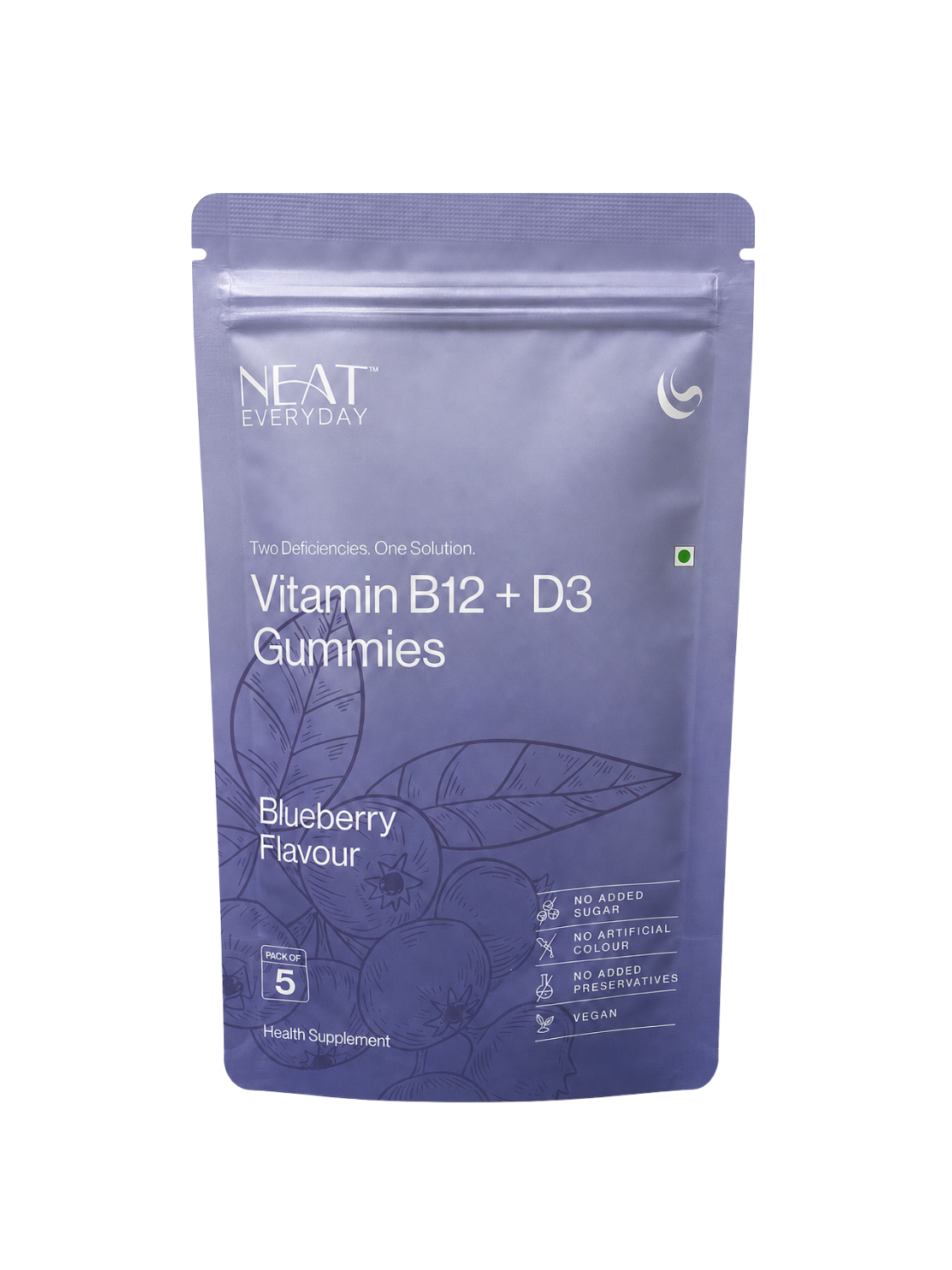 Vitamin B12+D3 Gummies for Daily Nutrition