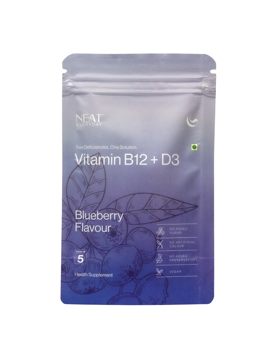 Vitamin B12 + D3 Gummies - Blueberry Flavour