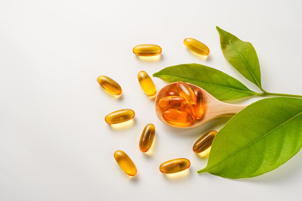 Vitamin E capsules for women’s skin, hair, and hormone health in India