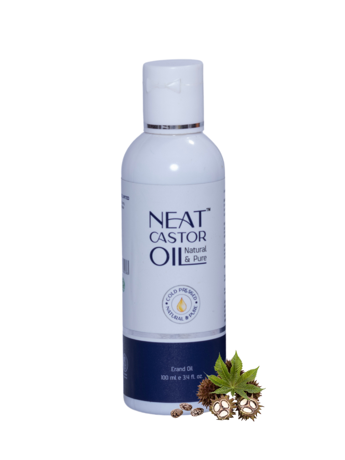 100% Pure Cold-Pressed Castor Oil for all Hair, Skin,Nail &amp; Wellness
