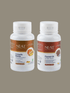 Immunity Combo Softgel Capsules featuring Immunity Booster and Flaxseed Oil bottles for daily protection and wellness support.