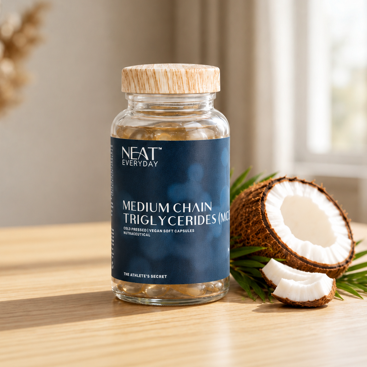 MCT Oil Softgel Capsules – 2000mg Per Serving