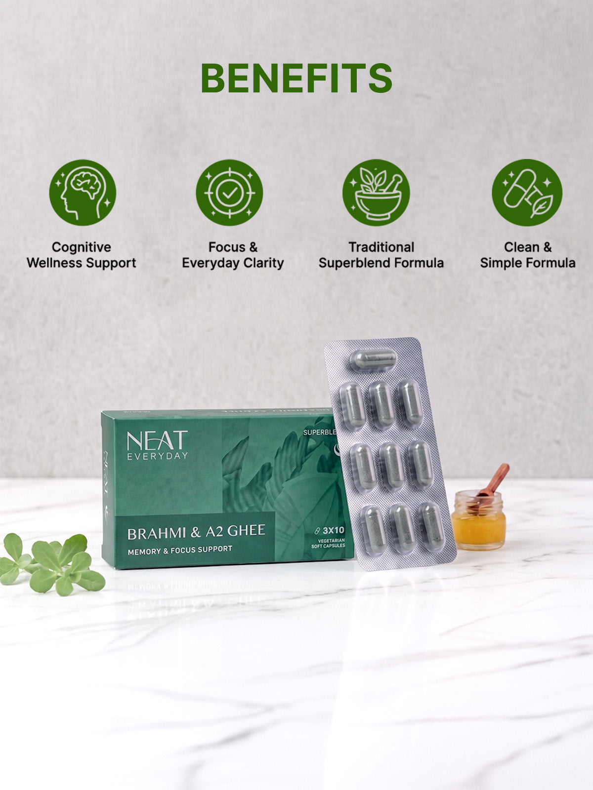 A2 Ghee Soft Capsules Combo (3x10)