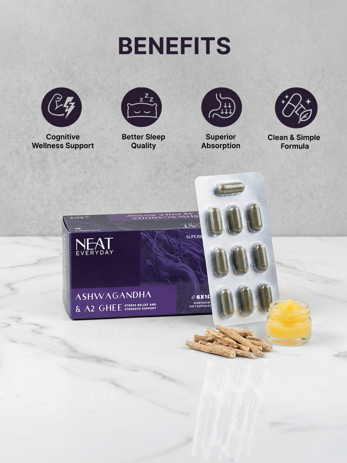 A2 Ghee Soft Capsules Combo (6x10)
