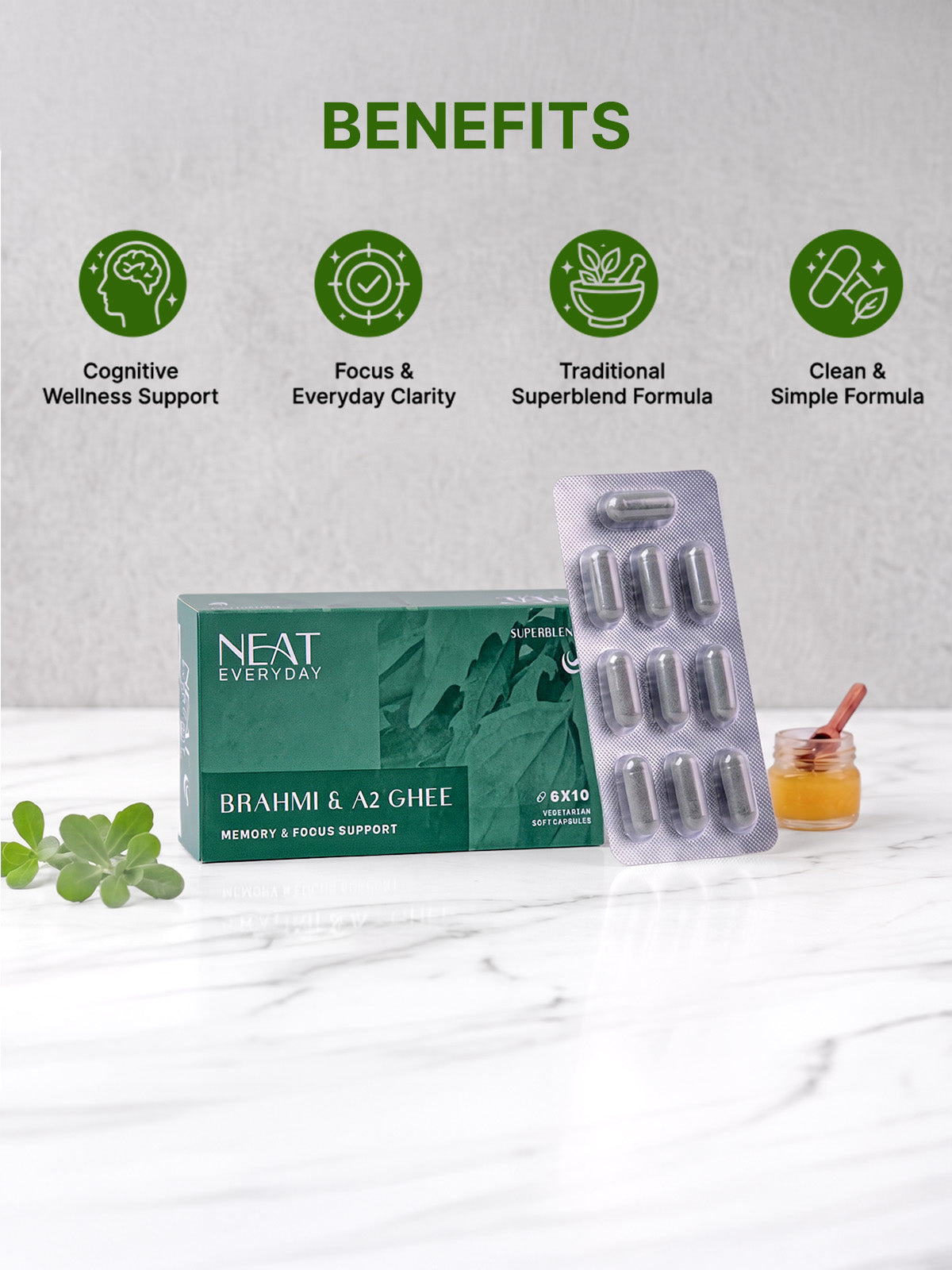 A2 Ghee Soft Capsules Combo (6x10)