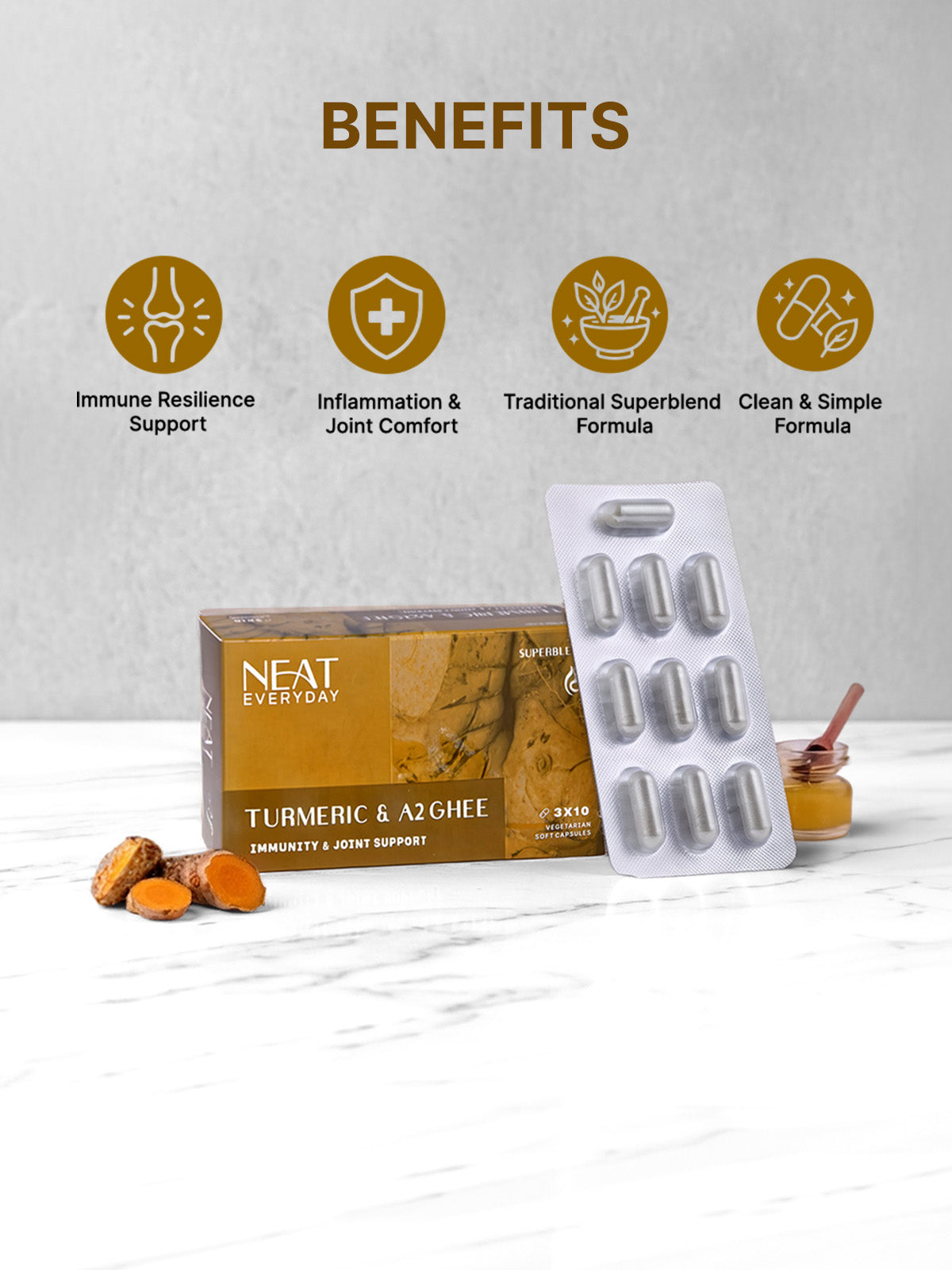 A2 Ghee Soft Capsules Combo (3x10)