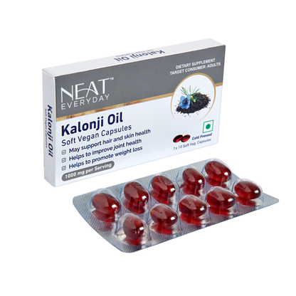 Kalonji Oil Softgel Capsules-1000mg Per Serving (Blister-10)