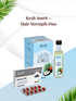 Kesh Amrit Hair Strength Duo bundle with Neat Everyday Kalonji Oil softgels and Extra Virgin Coconut Oil for hair growth and scalp care.