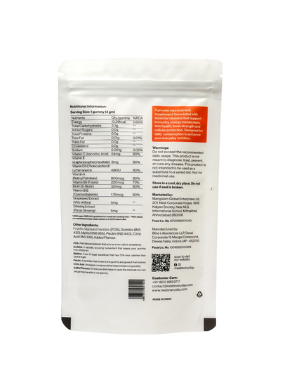Neat Everyday Multivitamin Gummies – Orange Flavour