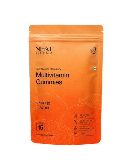 Neat Everyday Multivitamin Gummies – Orange Flavour