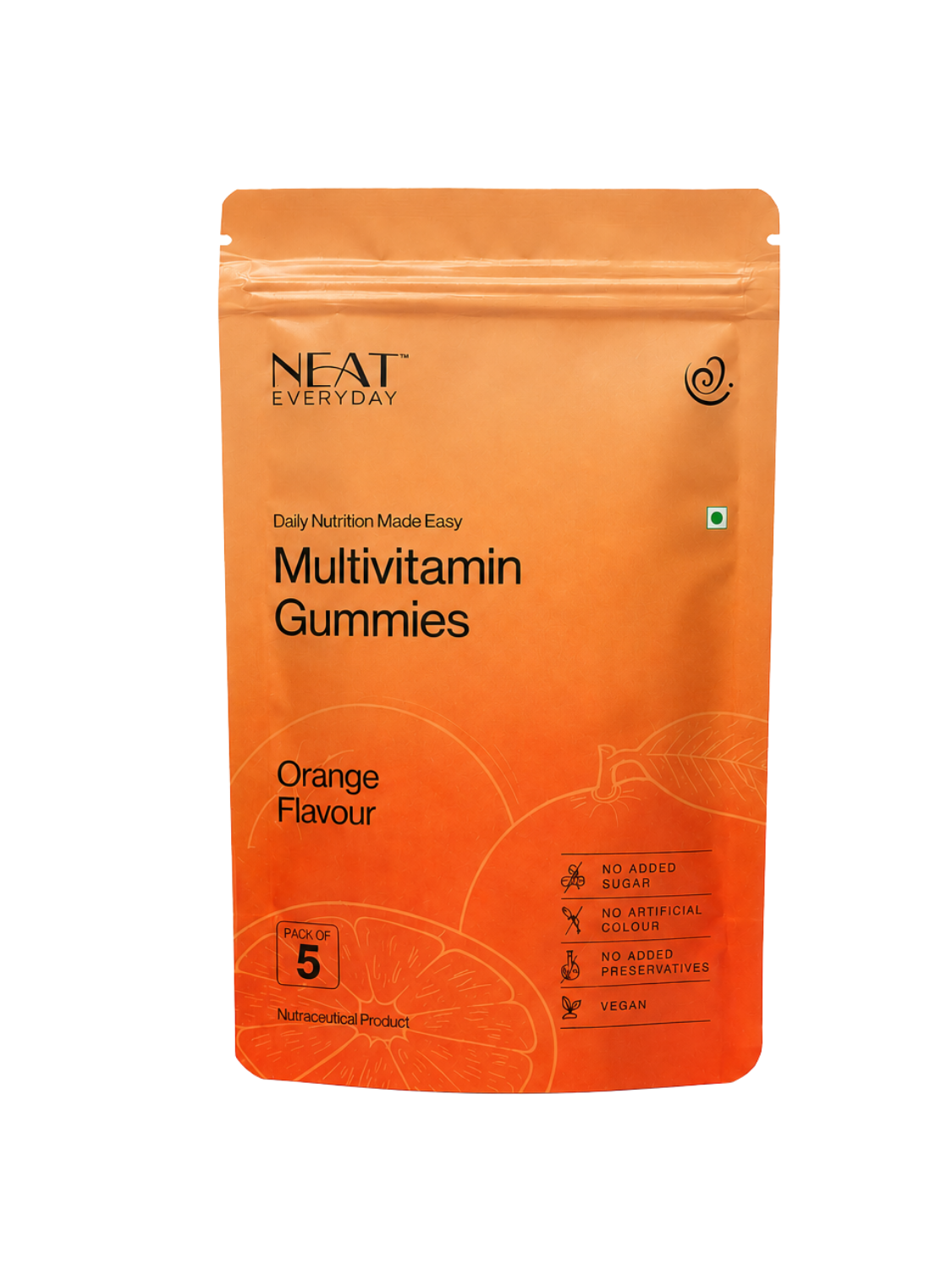 Neat Everyday Multivitamin Gummies – Orange Flavour