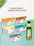 Poshak Shakti Wellness Power Pack bundle featuring vegan capsules and oils for immunity, digestion, energy, and full body wellness support.