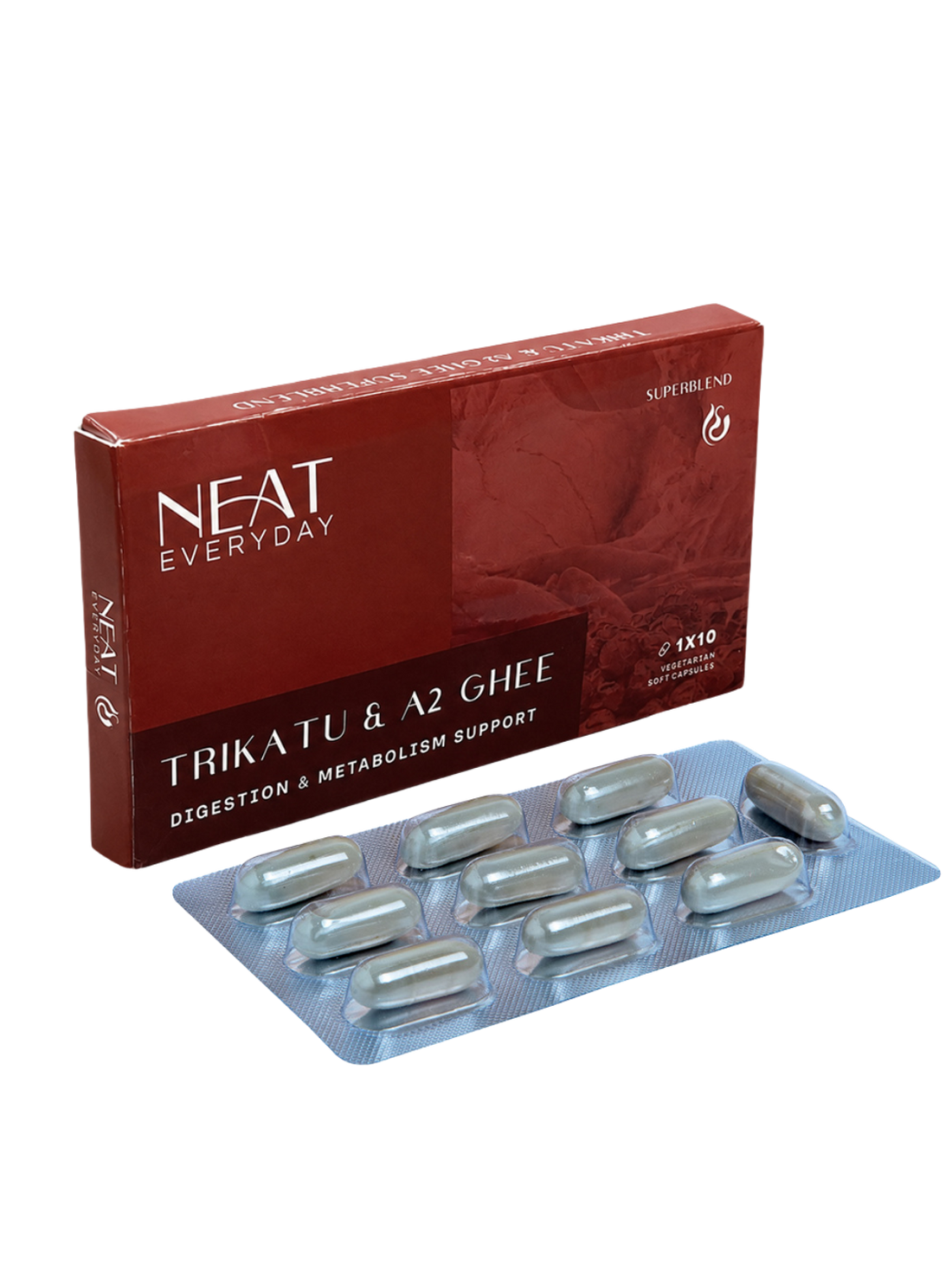 Trikatu &amp; A2 Ghee Soft Capsules – 1620mg Per Dosage