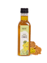 Cold Pressed Yellow Mustard Oil for Hair Growth & Scalp Care – 500 ml bottle with mustard seeds and flowers, ideal for cooking and wellness use.