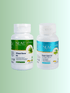 Skin Detox Softgel Capsules for Clear Healthy Skin bundle with Wheat Germ Oil and Neem Seed Oil for acne control and natural glow support.